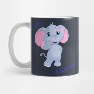 baby elephant, elephant girl, elephant boy, cute elephant Mug